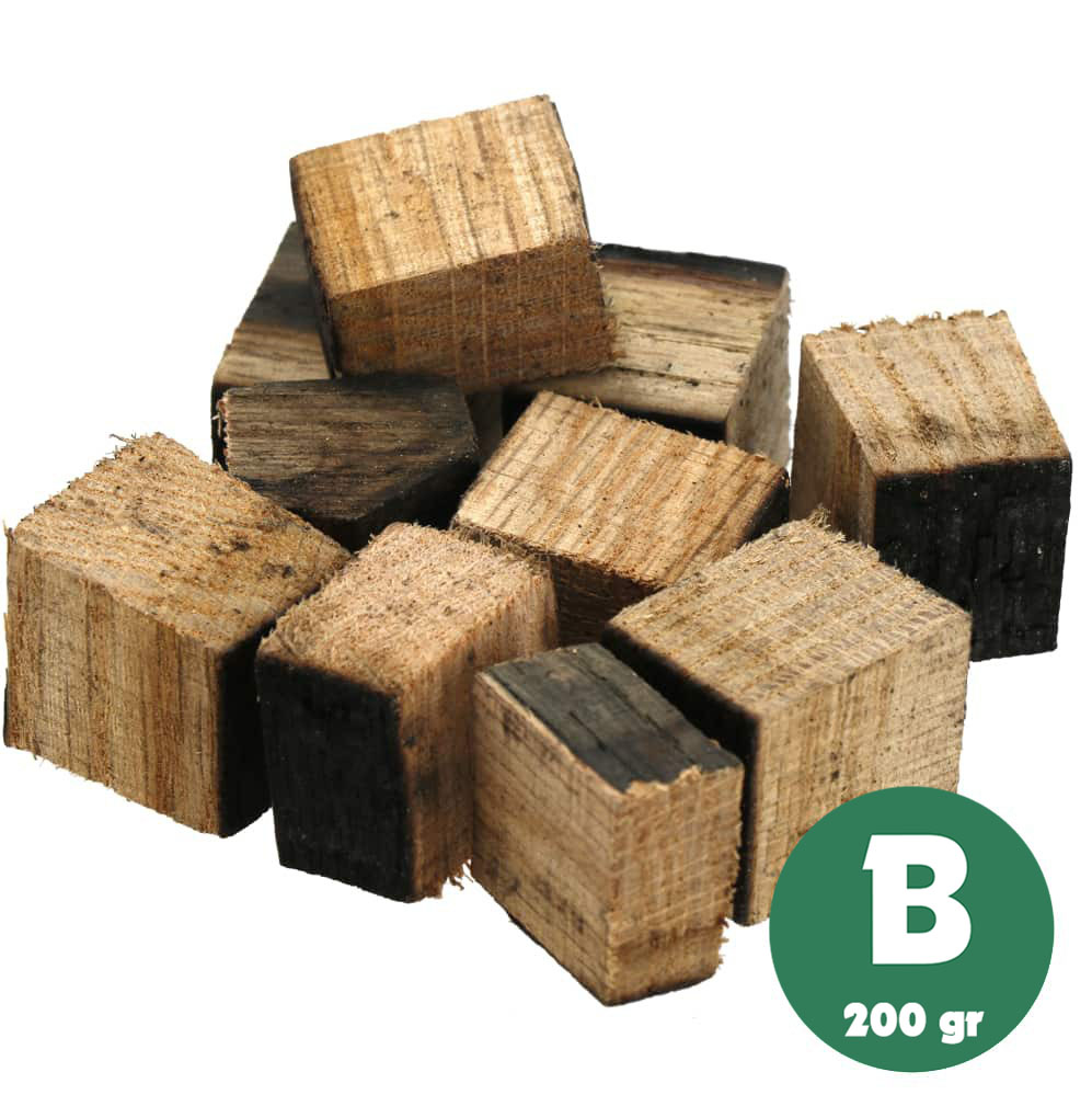 Cubes de bois en chêne Cognac 200 g