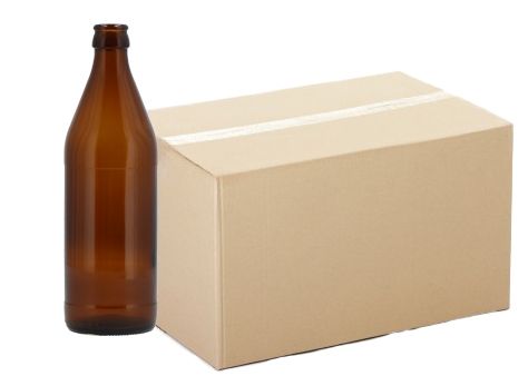 Beer bottle EURO brown 0,5 L box 24 pcs