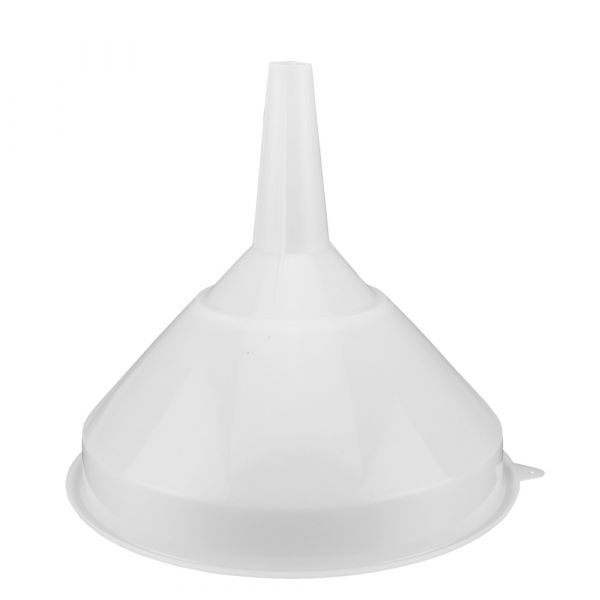 Funnel with Sieve- White Plastic Ø 30 cm