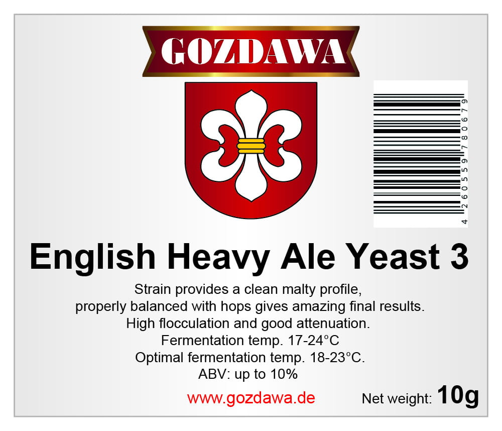 GOZDAWA English Heavy Ale Yeast 3 - 10 gr