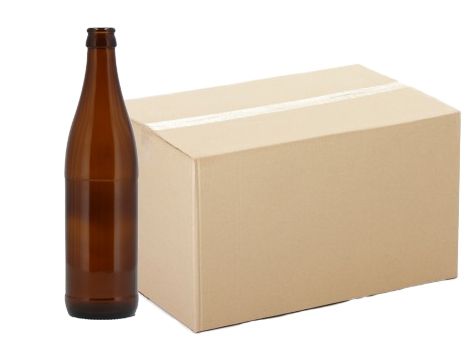 Beer bottle NRW brown 0,5 L box 24 pcs