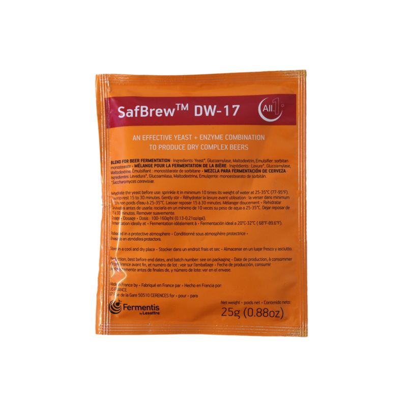 Fermentis SafBrew™DW-17 All-In-1™ for Dry Complex Beers 25gr