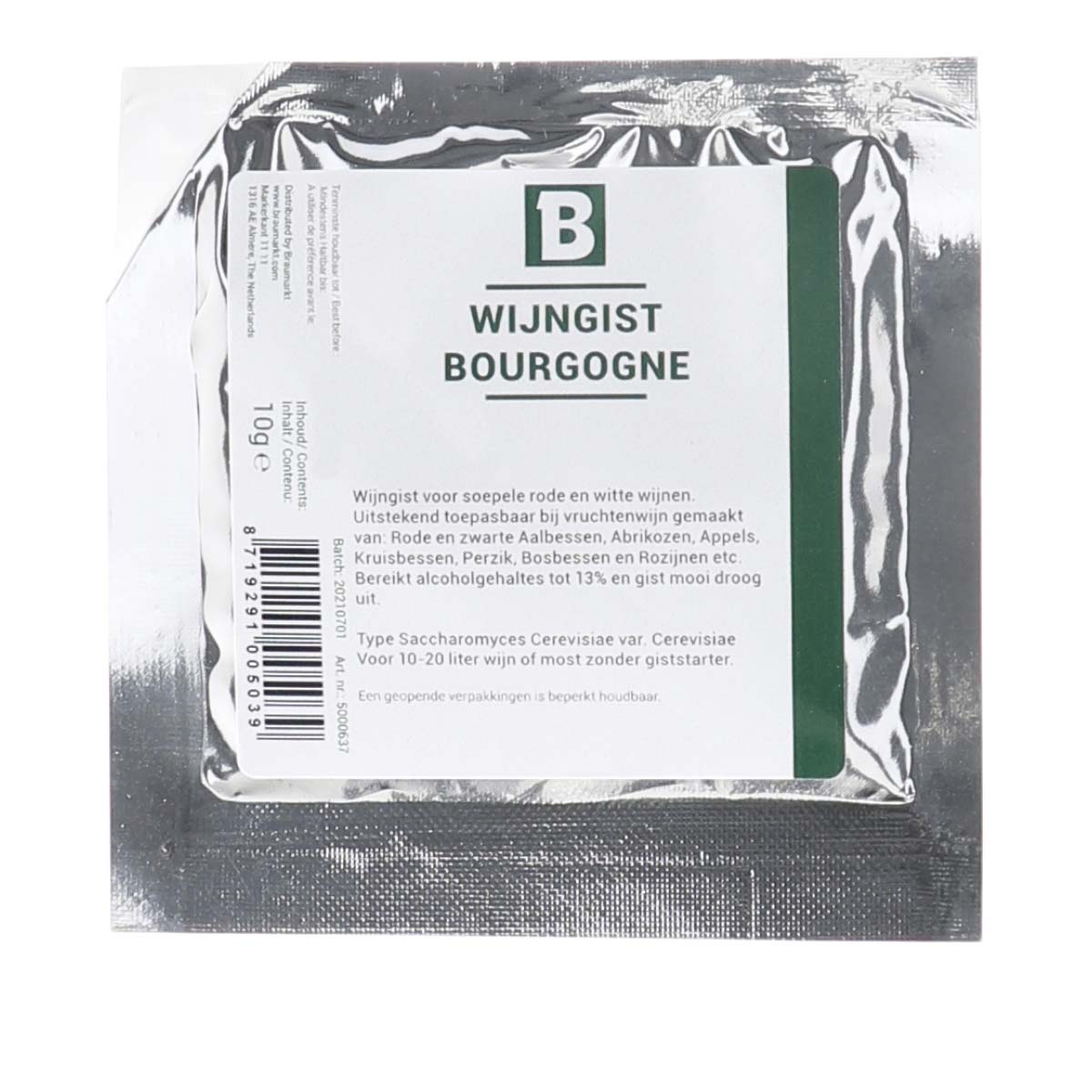 Levure Bourgogne 10 g