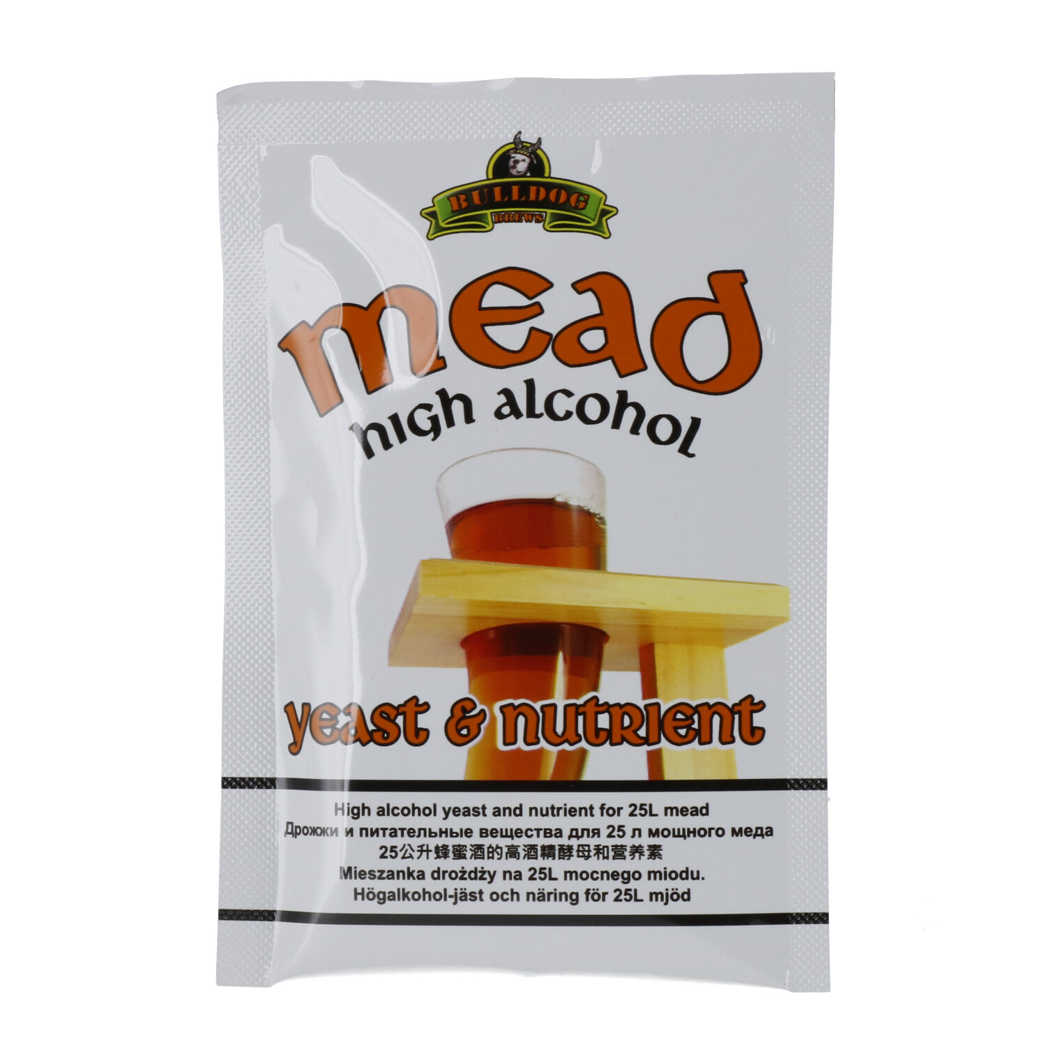 Bulldog Mead Yeast High Alcohol incl. nutrient