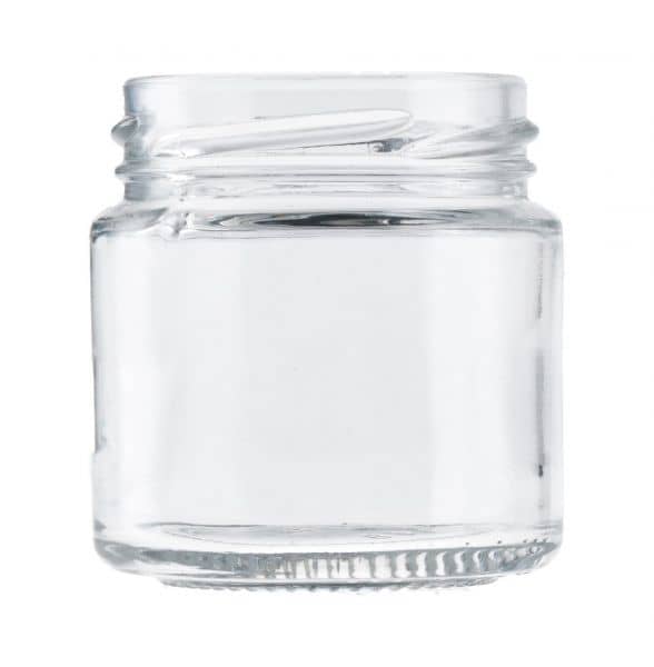 Inmaakglas rond inh. 106 ml tray 20 st