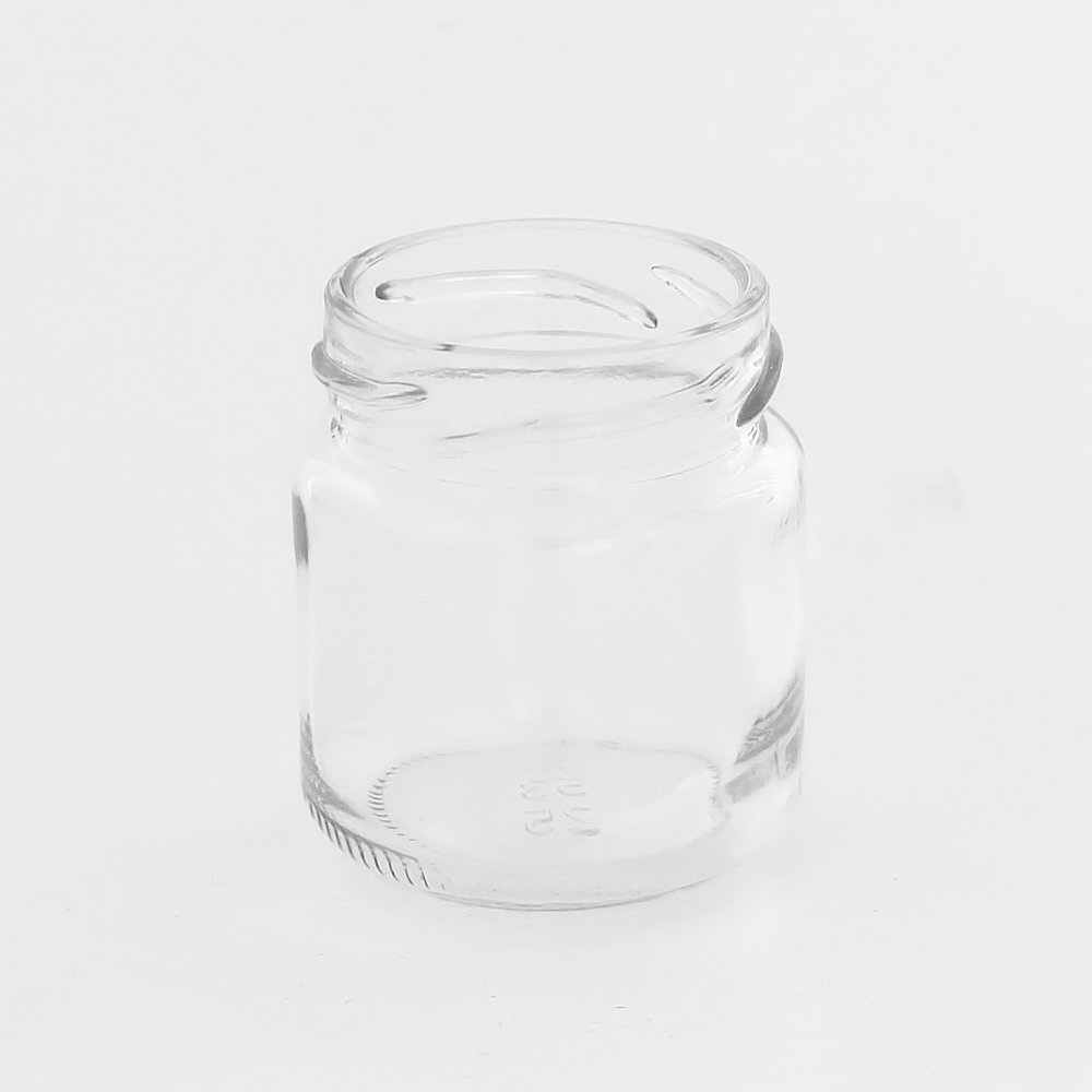 Rondglas 53 ml voor schroefdop