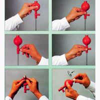 Pipetting ball rubber