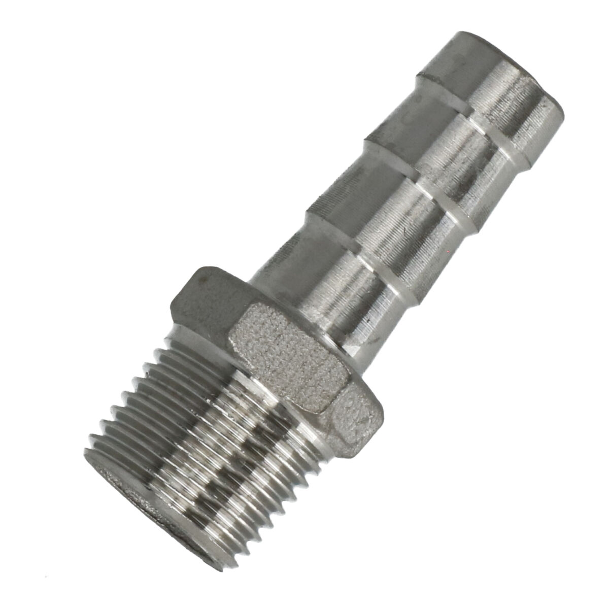 Hose Barb 5/8" MPT 15mm Rvs