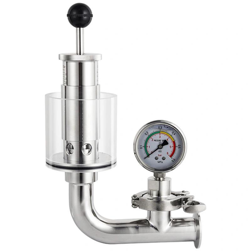 Overdrukventiel zonder manometer – 1,5" Tri-Clamp