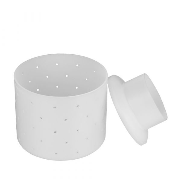 Cheese mold cylindrical Ø 110 mm (with lid)