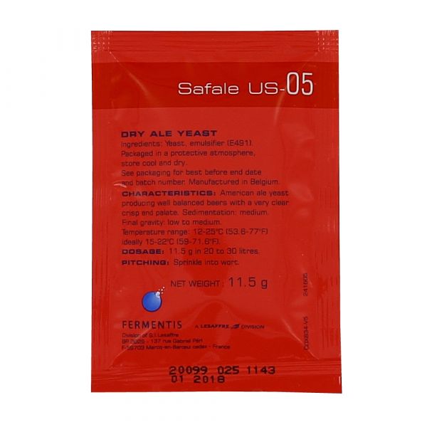 Fermentis Safale US-05 11,5 g