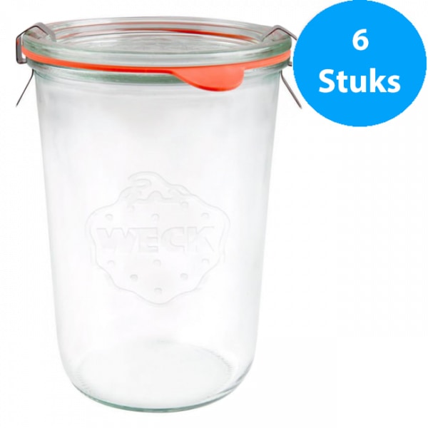 Weck 743 deposit glass 850 ml 6 pieces