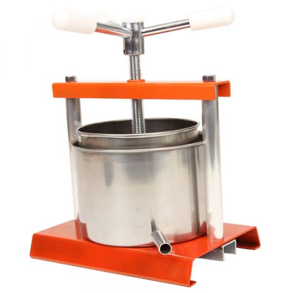 Presse à fruits Maxi acier inoxydable 4,5L (3,15 litres nets)