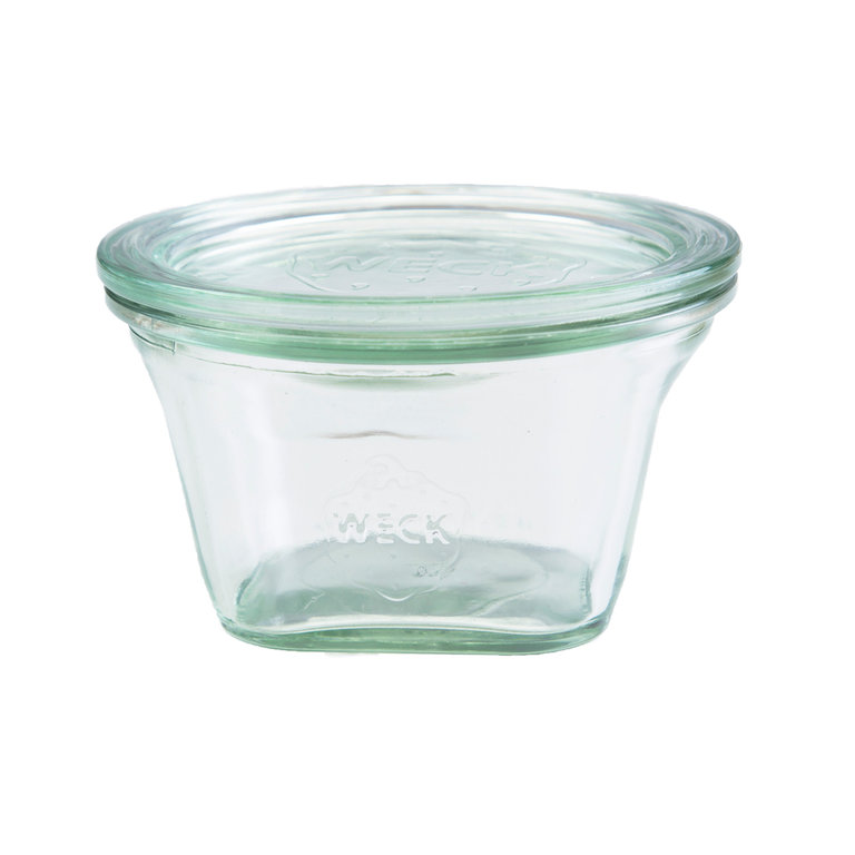 WECK®-Quadroglas 290 ml (ronde rand 100) 6 glazen / doos