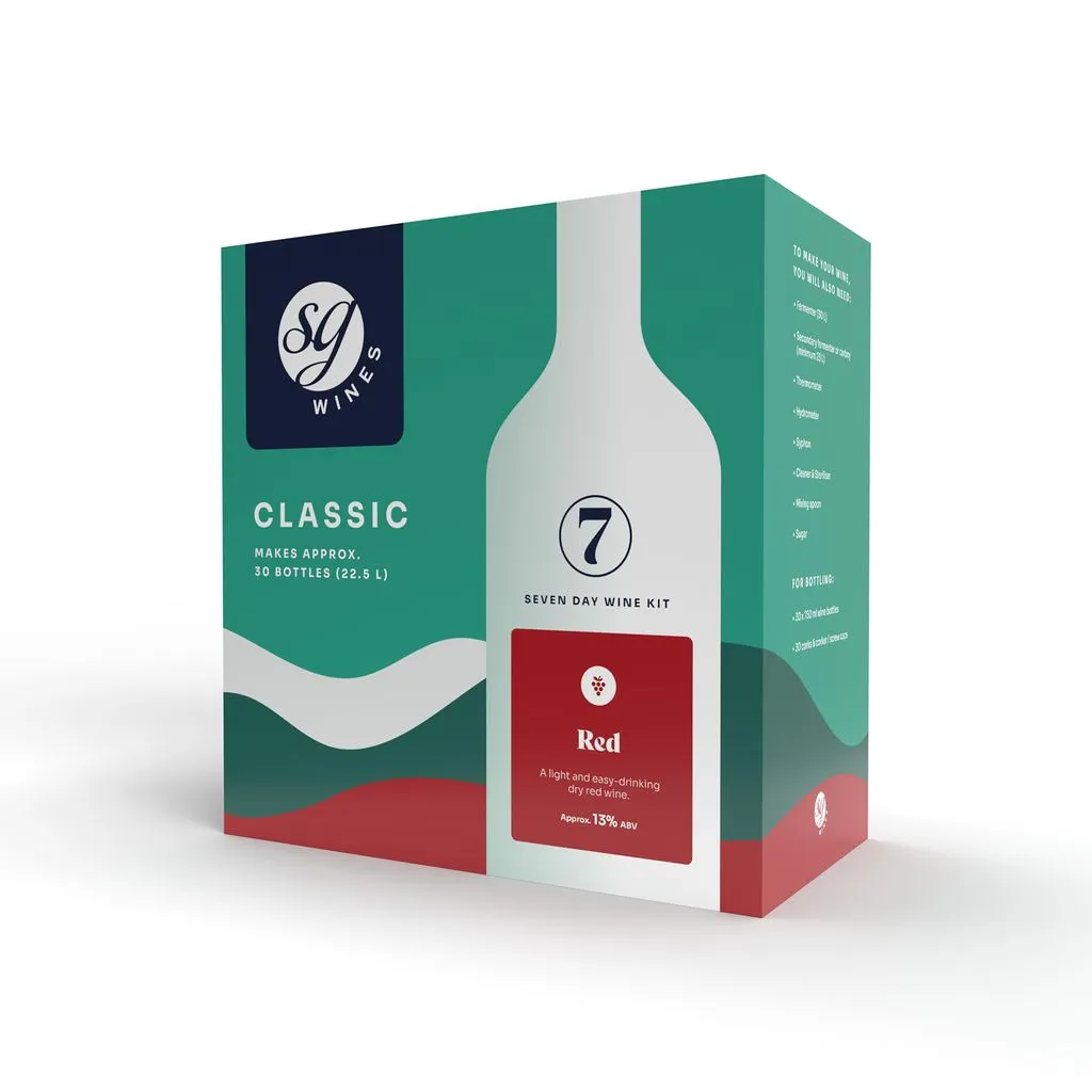 SG Wines Classic Red for 30 Bottles