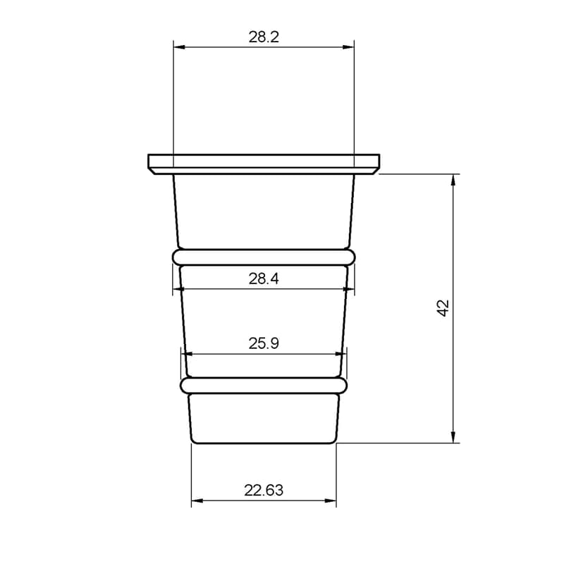 Flaschenfee Aansluitset AEG/IKEA/Zanussi