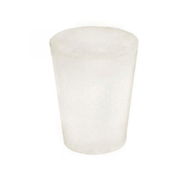 Silicone stopper 21 x 27 mm without hole