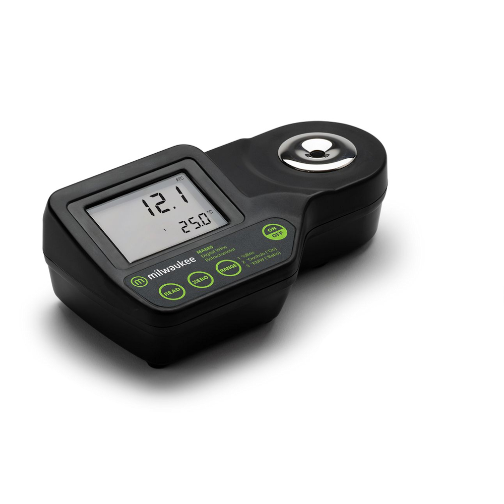 MA885 Digitale Refractometer 0 - 50 % Brix / 0 - 230 ° Oechsle