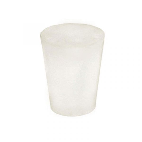Bouchon silicone 18 x 24 mm sans trou