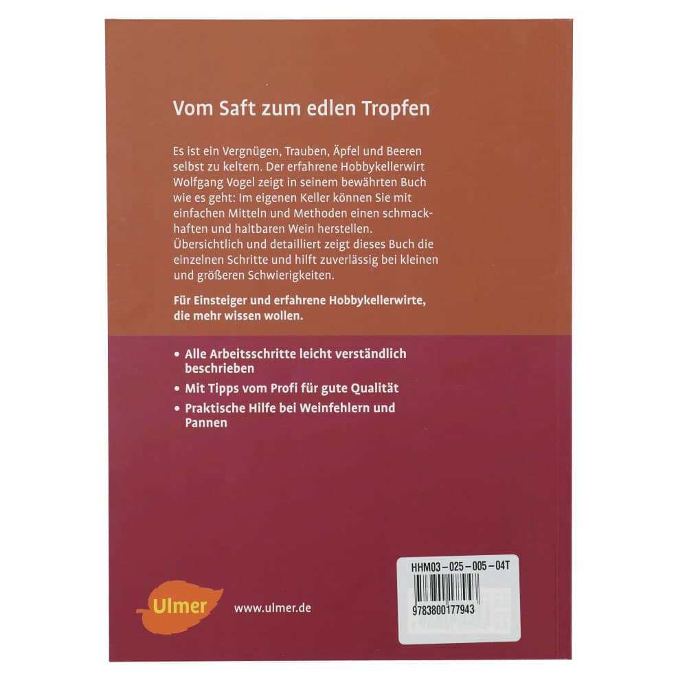 Wein aus eigenem keller | Vogel