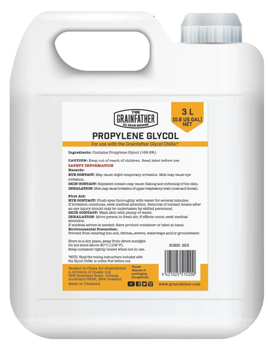 Propyleen Glycol 3 L