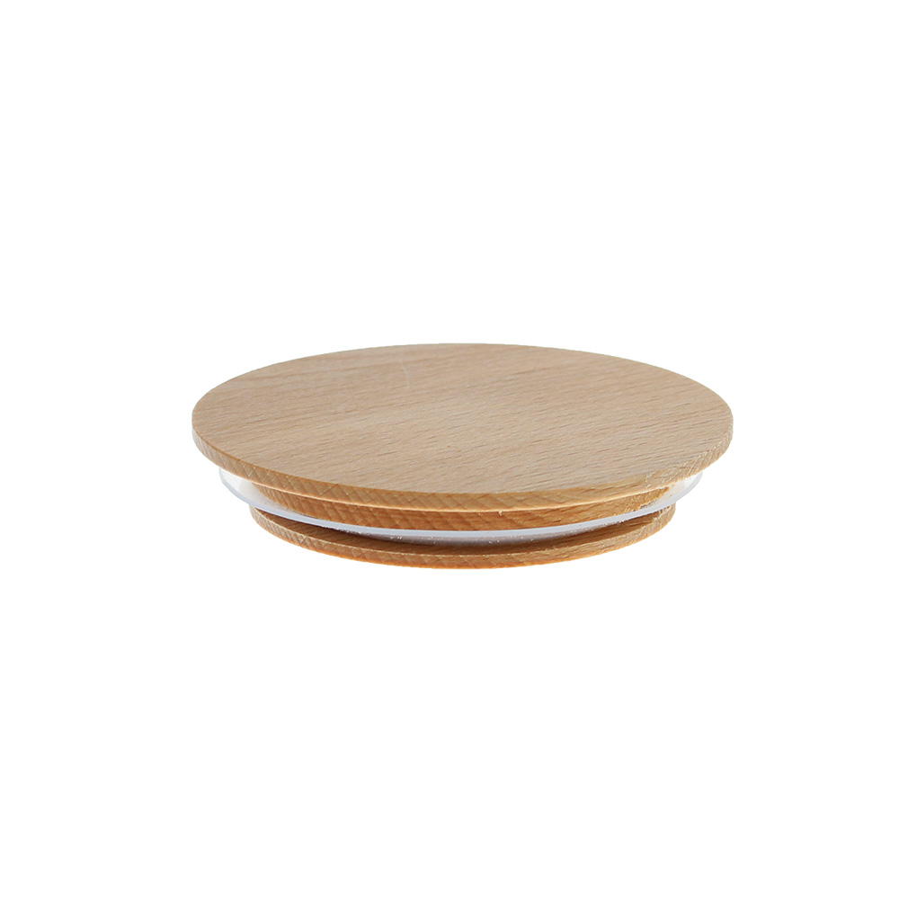 Houten deksel met siliconen afdichting Ø 87 mm - voor Weck-potten RR80