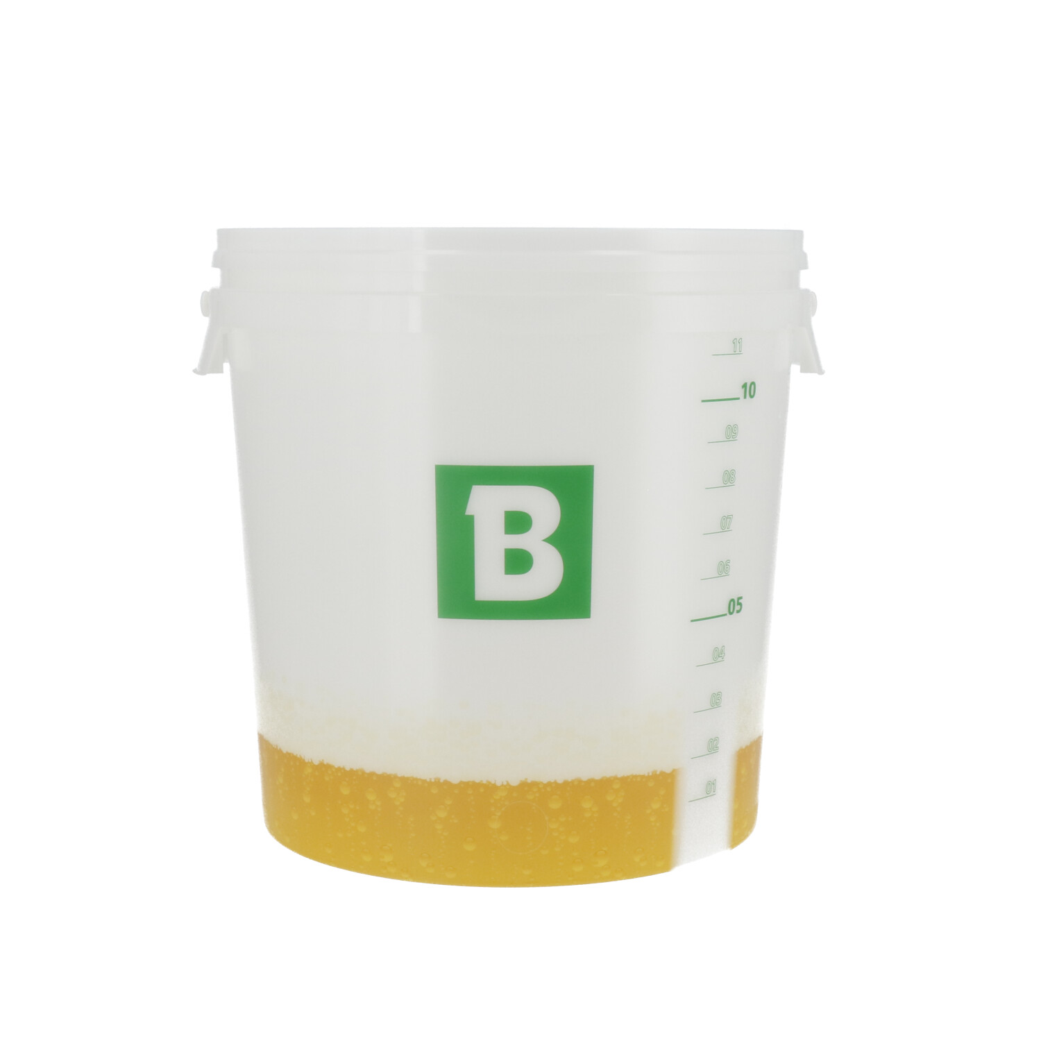 Bucket Semi-Transparent with Lid 12 Litres