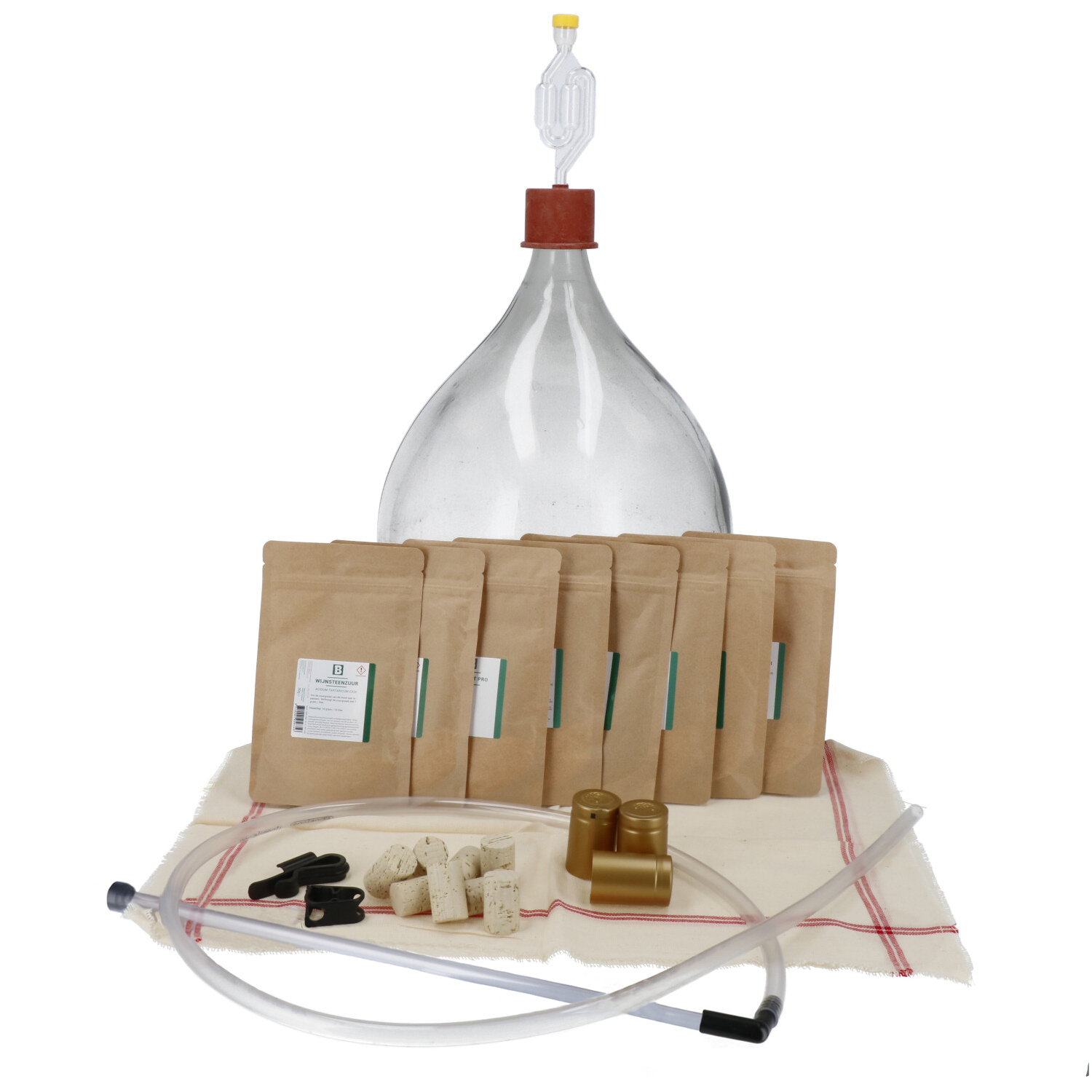Starters Kit Ingredients BASIC Wine - Including 10 Litres Fermentation Bottle