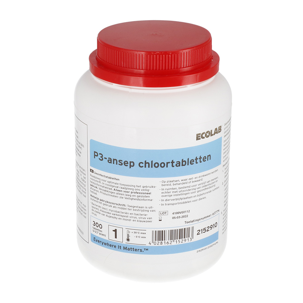 Chlorine tablets 300 x 2,7 g