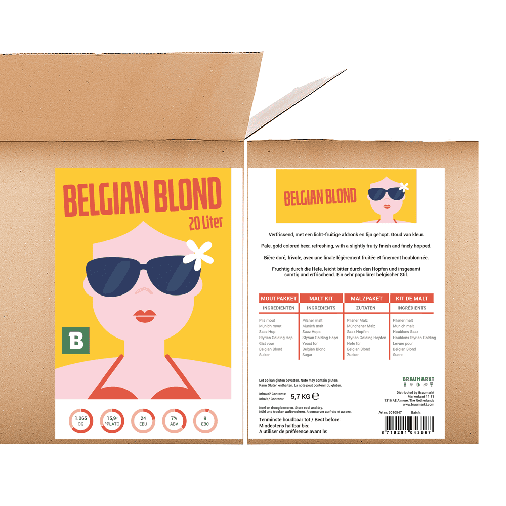 All grain kit Belgian Blond