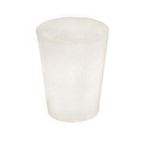 Bouchon silicone 23 x 29 mm sans trou
