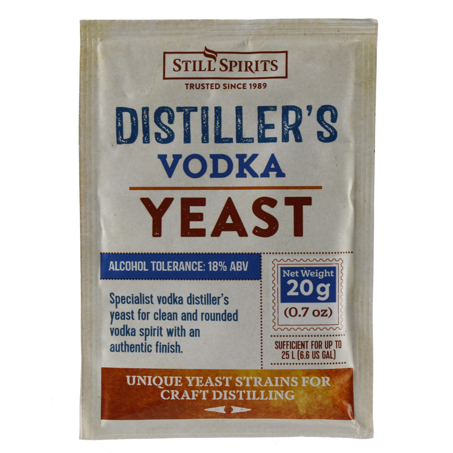 Still Spirits Distiller's Yeast Vodka 20 gr