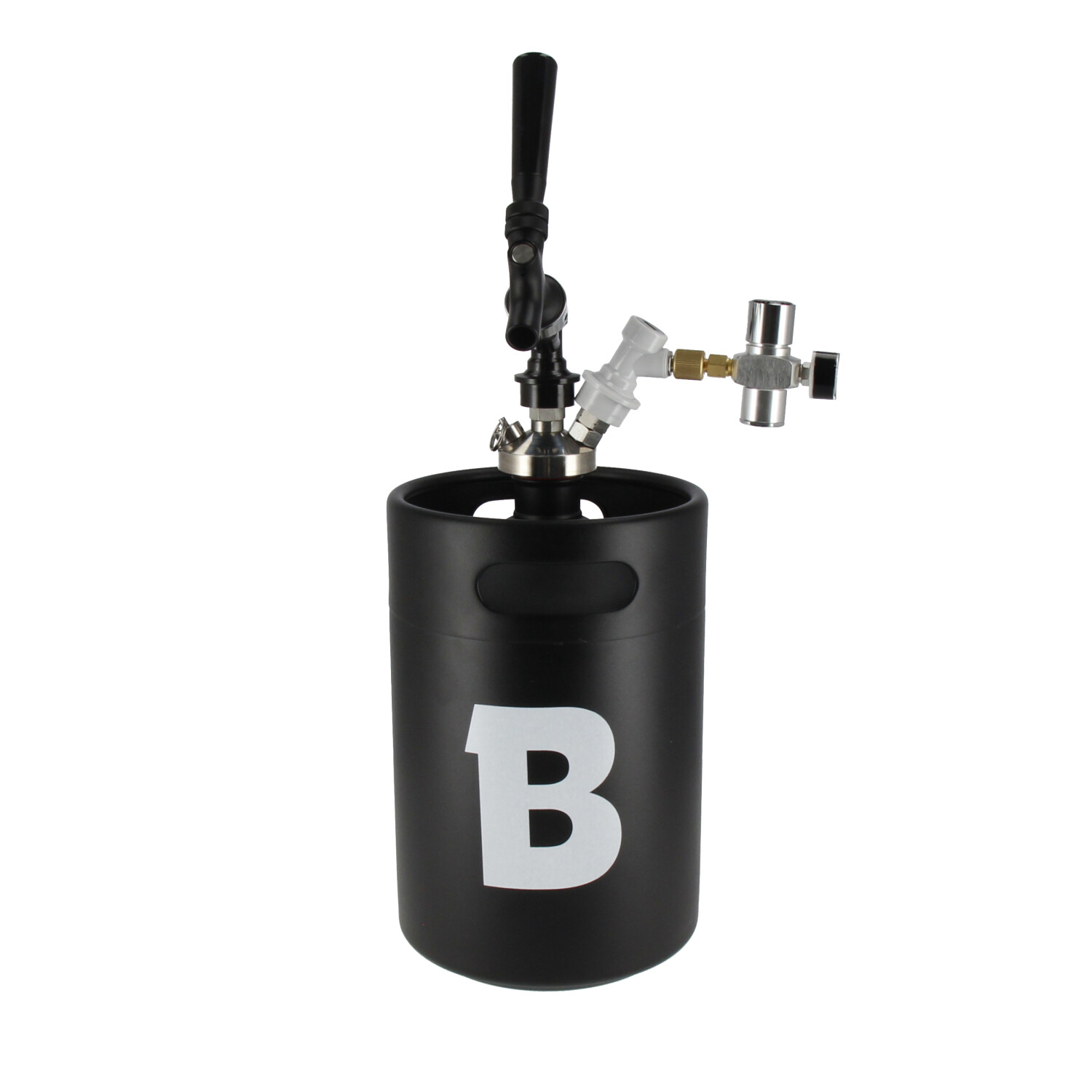 Mini Keg Kit Mat Zwart Basic