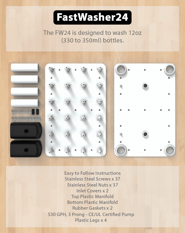 FastWasher 24 bottle kit FastWasher 24 bottle kit