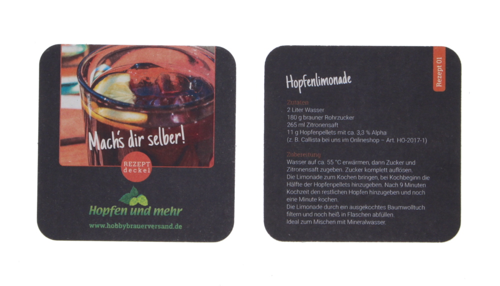 Recept bierviltje - Hophoudende limonade