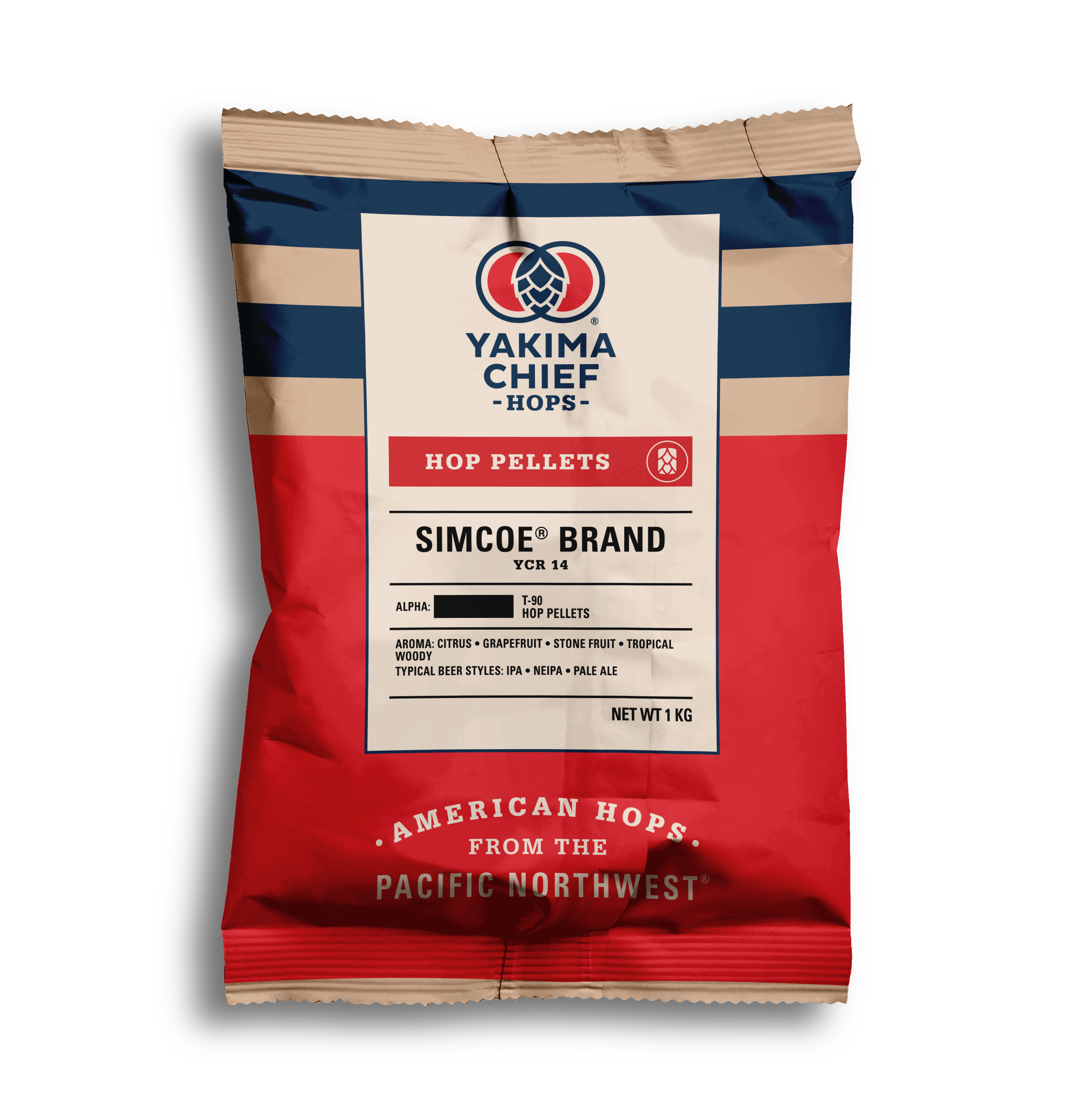 Yakima Chief Hops Simcoe® (YCR 14) Hopfenpellets 1000 g