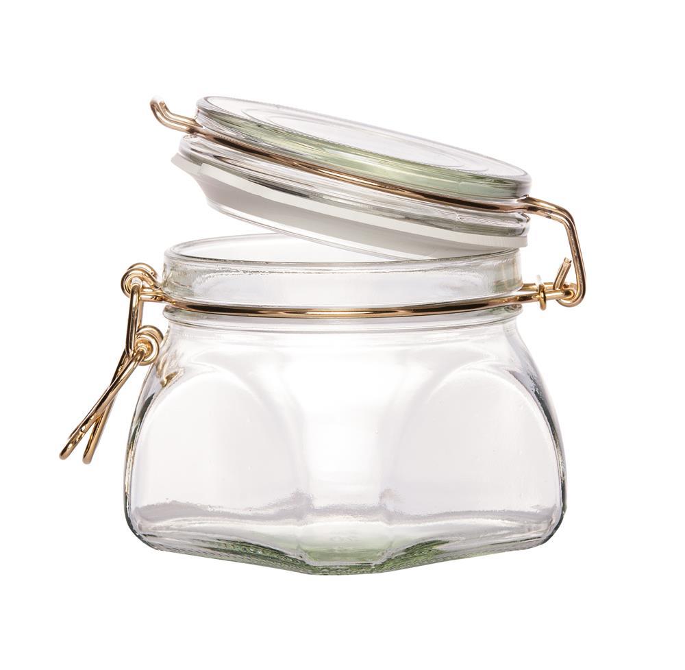 BIELMEIER Weckpot / beugelglas / set van 6 stuks / 630 ml