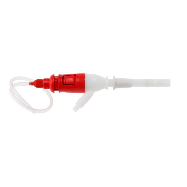 Automatic filling pistol with anti-foam unit