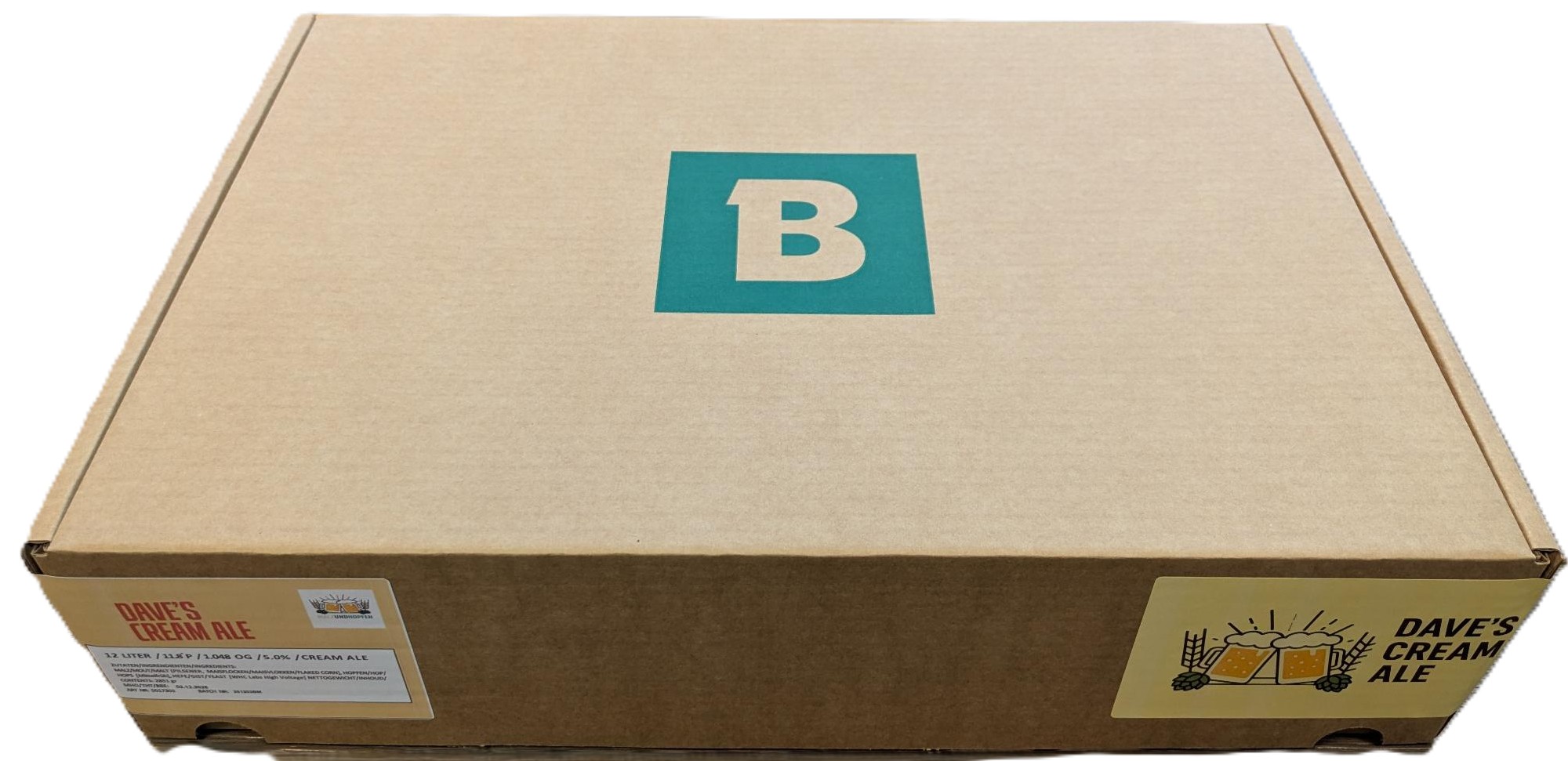 Craft-brouwset Dave's Cream Ale 12 l compleet