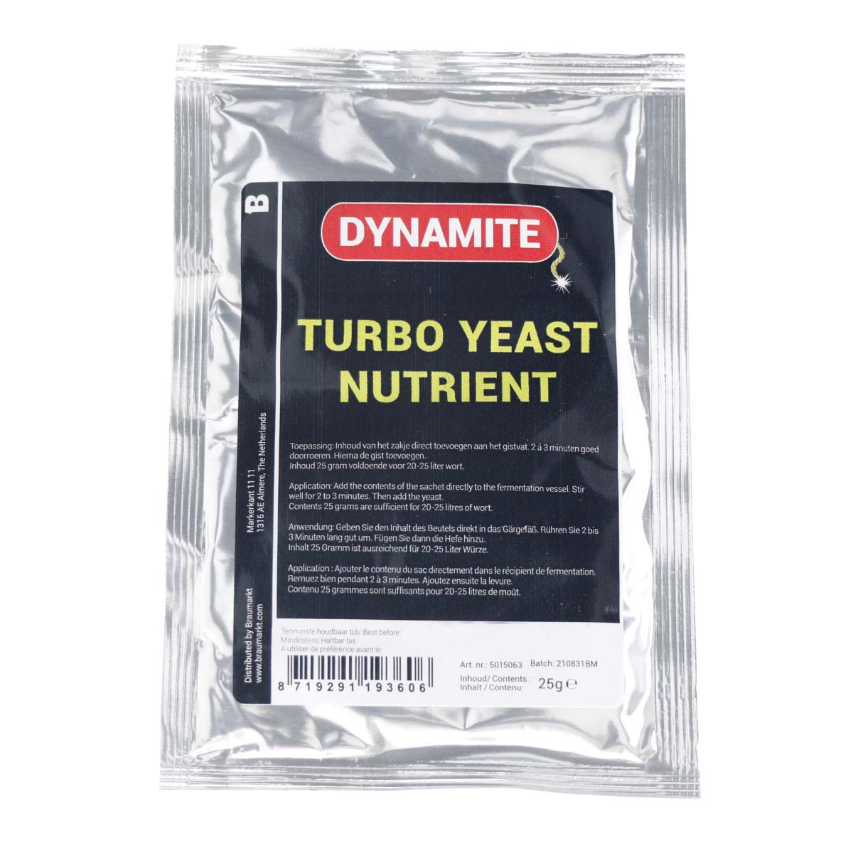 Dynamite Turbo Yeast Nutrient 25 gr