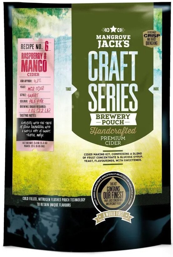 Mangrove Jack's Craft Series Framboos & Mango Cider