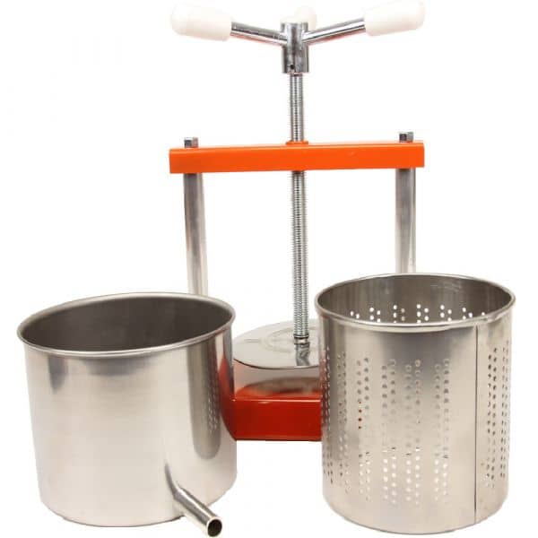 Presse à fruits Maxi acier inoxydable 4,5L (3,15 litres nets)