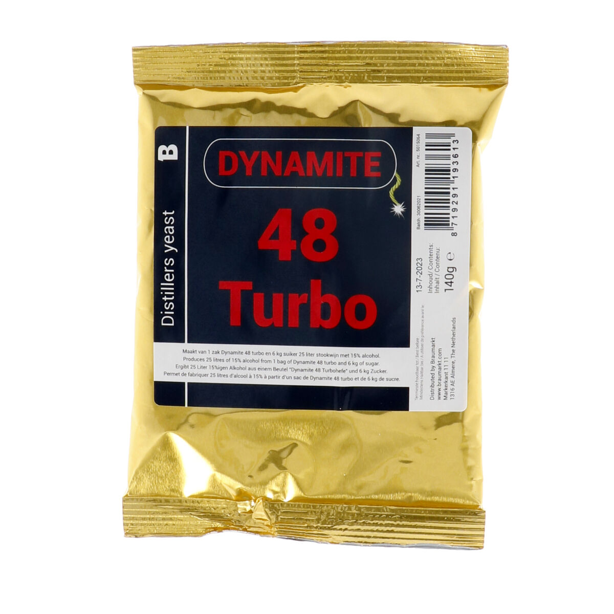 Dynamite 48 Turbo Distillers yeast 140 gr 