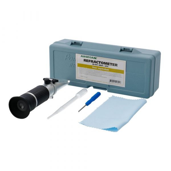 Refractometer 28-62% BRIX ATC