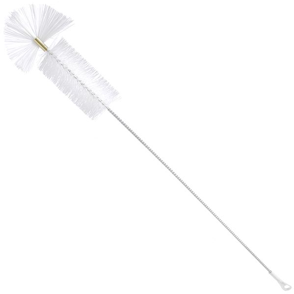 brosse à bouteille avec tête remplaçable 125 cm