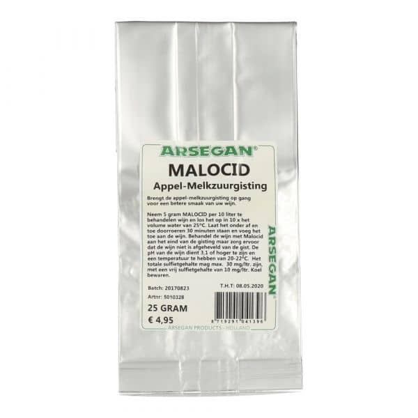Malocid /Appel-Melkzuurgisting 25 gram