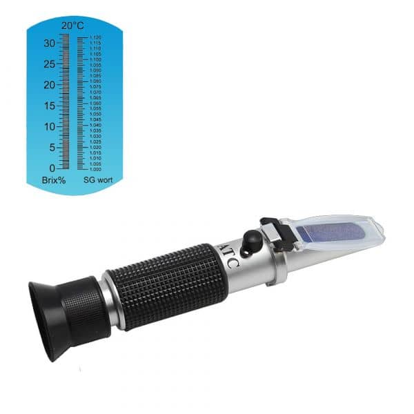 Refractometer 0-32% BRIX | 1.000-1.120 SG ATC