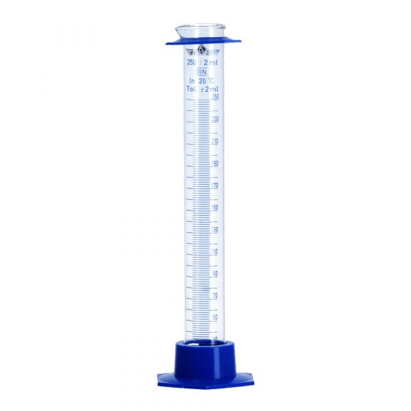 Plastic foot measuring glass 250 ml
