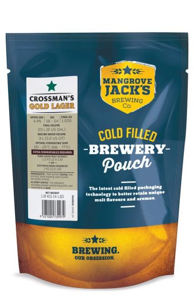 Mangrove Jack's Traditional Crossman's Gold Lager 