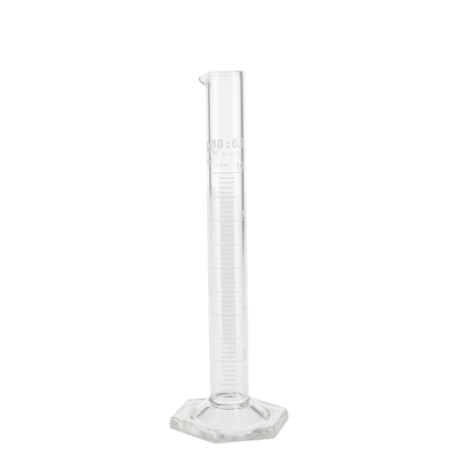 Glass foot  measuring glass 10 ml